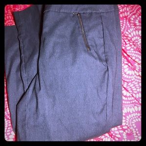 ❤️LB❤️Navy Stretch ankle pants size 18w